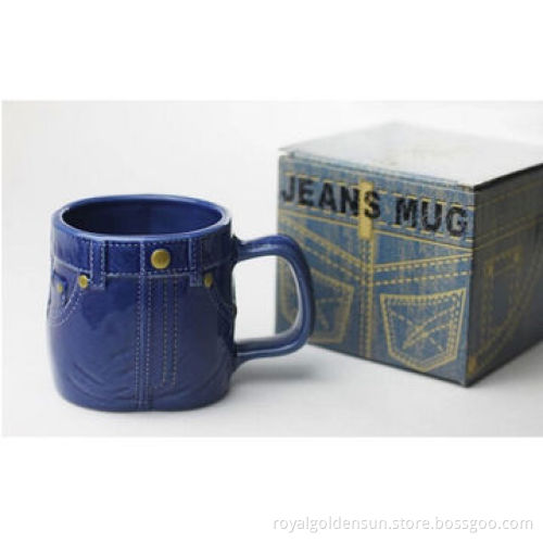 Jeans Creative ceramic mugs